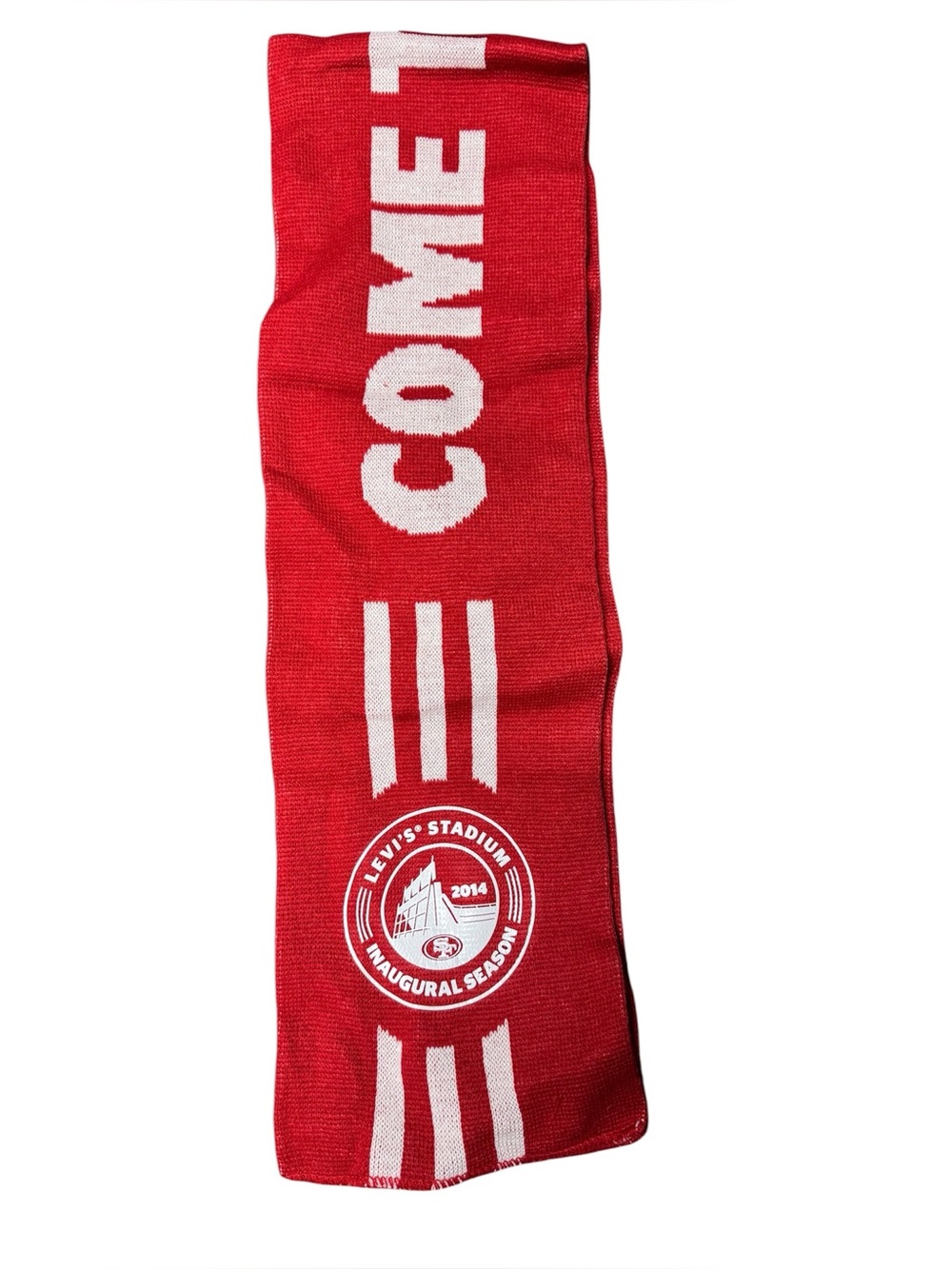 San Francisco 49ers Levi's Stadium/Inaugural Season Red Scarf 2014